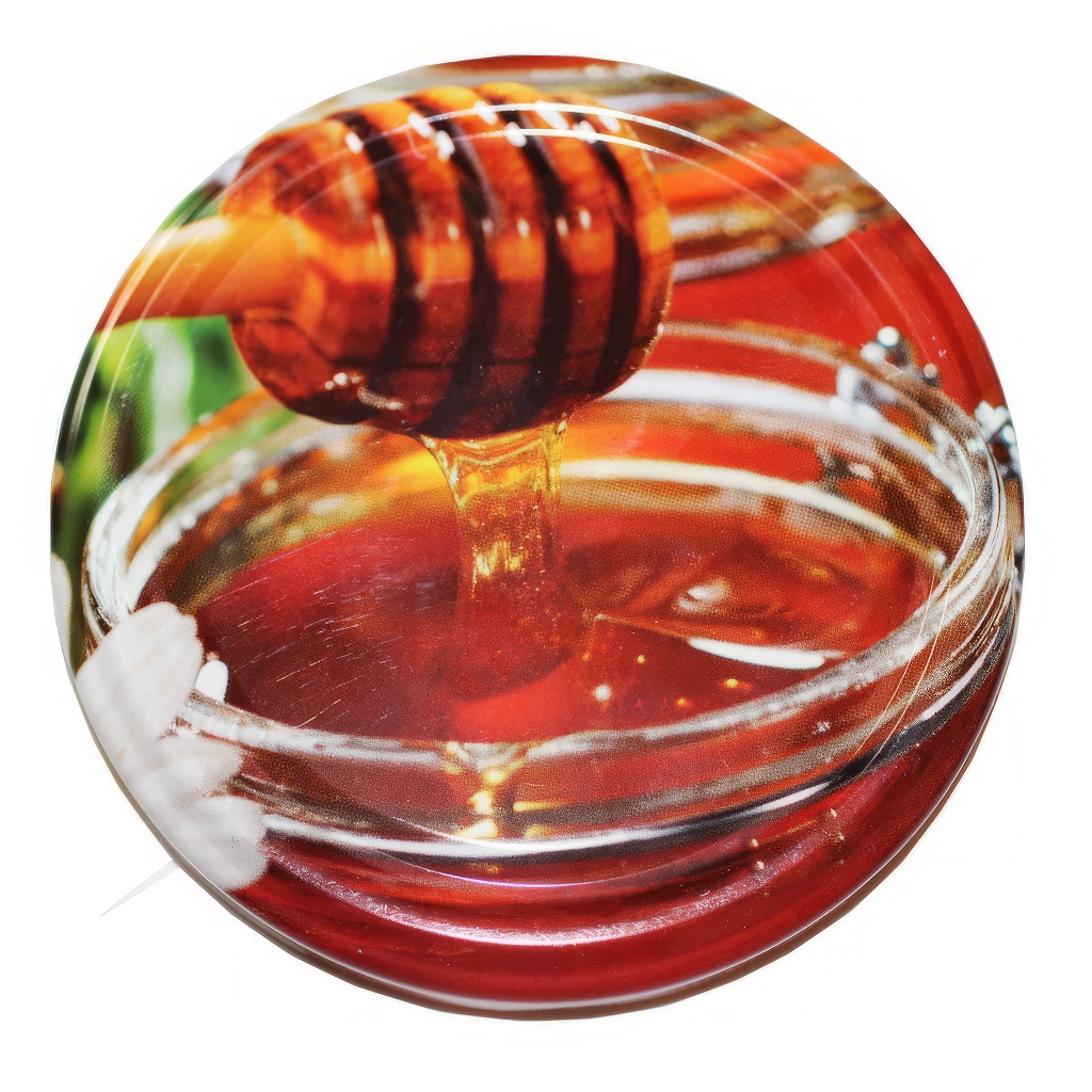 Jar lid TO 82 - honey and honeydew